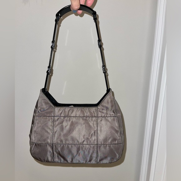 Prada Tessuto Nylon Shoulder Bag in Gunmetal | Authentic | Excellent Condition - Picture 6 of 11